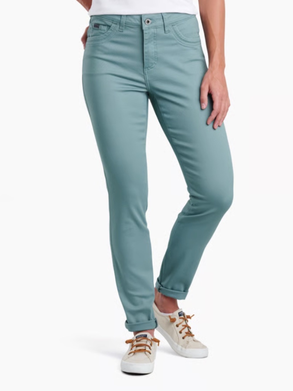 Kuhl Women's Skinny Jeans in Blue/Green
